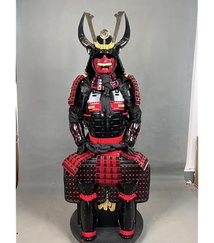 Amazon.co.jp: 等身大 手作り甲冑 鎧 兜 武士 戦国時代 日本製